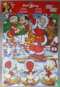 Walt Disney Calendrier de l'Avent Donald Duck Mickey Mouse Mercure et Quack Père Noël