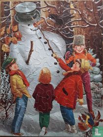 Sneeuwpop en kinderen