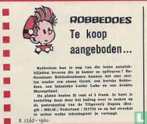 Robbedoes Te koop aangeboden...