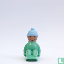 Enfant sur traîneau