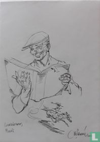 Er komt een paard uit het boek gegalopeerd