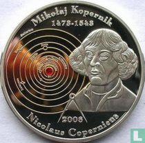 Cook Islands 5 dollars 2008 (PROOF) "Nicolaus Copernicus"