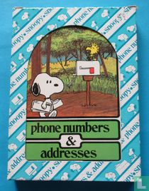 Snoopy - Telefoon nummers adres boek