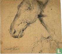 Croquis de chevaux de tête