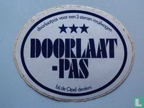 doorlaatpas voor een 3 sterren inruilwagen bij Opel dealers