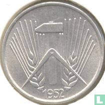 DDR 1 Pfennig 1952 (kleine A)