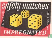 Safety Matches - impregnated