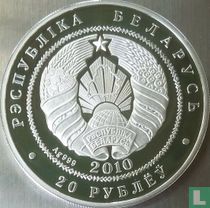Belarus 20 rubles 2010 (PROOF) "Eagle owls"