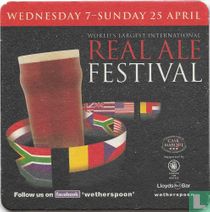 Wetherspoon: Real Ale Festival Wednesday 7-Sunday 25 April