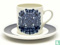 Coffee cup and saucer - Michel - Decor Unknown - Mosa