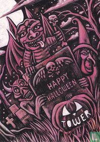 Tower Records - Artwork by Stephon Taylor "Happy Halloween"