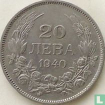 Bulgarien 20 Leva 1940