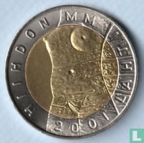 Finnland 25 Markkaa 2001 (PROOFLIKE) "First Nordic Ski Championship in Lahti"