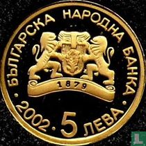 Bulgarije 5 leva 2002 (PROOF) "2004 Summer Olympics in Athens - Fencing"