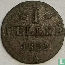 Francfort sur le Main 1 heller 1822 (type 1)