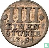 Frise orientale ¼ stüber 1754