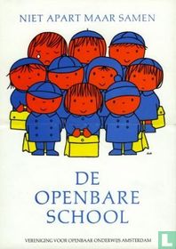 Poster De openbare school. Niet apart maar samen