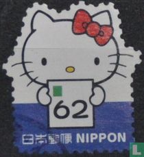 Timbres de voeux Hello Kitty