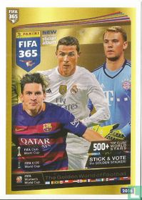 FIFA365 - 2016 official sticker album albumplaatjes catalogus