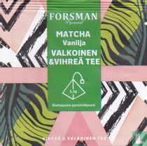 Matcha Vanilja Valkoinen & Vihreä Tee