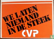 CVP Wij laten niemand in de steek