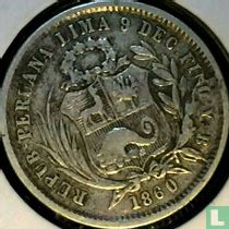 Peru 1 real 1860