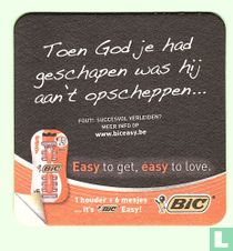 Toen God je had geschapen was hij aan 't opscheppen...