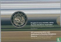 Lituanie 2 euro 2021 (coincard) "Žuvintas biosphere reserve"