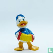 Kwak spielt Akkordeon