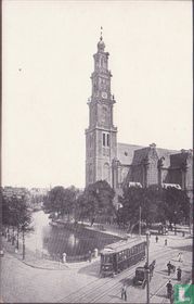 Prinsengracht en Westertoren  Amsterdam