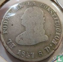Ecuador 4 reales 1857