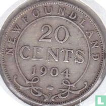 Newfoundland 20 cent 1904