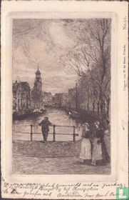 Singel bij het Konigsplein Amsterdam.
