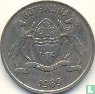 Botswana 25 thebe 1989