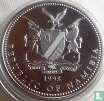 Namibia 1 dollar 1995 "Organisation of the Miss Universe Contest by Namibia"