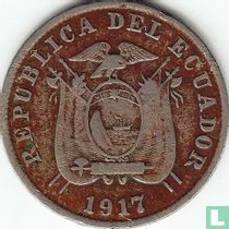 Équateur 2½ centavos 1917