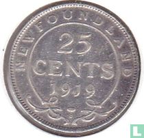 Newfoundland 25 cents 1919