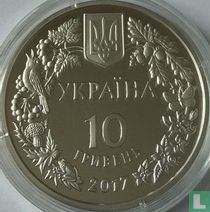 Ukraine 10 hryven 2017 (BE) "Marbled polecat"