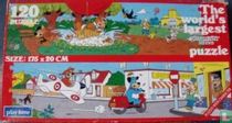 The world's largest Huckleberry Hound puzzle