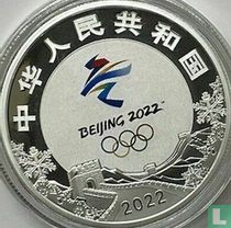 China 5 yuan 2022 (PROOF) "Winter Olympics in Beijing - Figure skating"