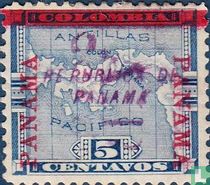 Map with double overprint