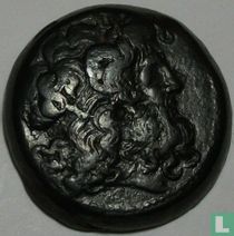 Egypte - Verenigde Lagide - Ptolemaeus VI Philometor Dichalque AE - 170-164 v. Chr
