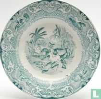 Deep plate Lasso - Petrus Regout - Green