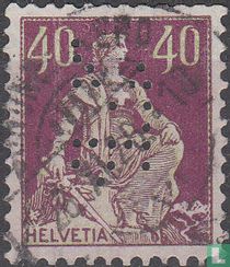 Zittende Helvetia