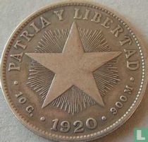 Cuba 40 centavos 1920 (type 2)