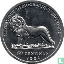 Congo-Kinshasa 50 centimes 2002 "Verney L. Camereon"