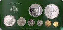 Guyana KMS 1980 (PP - 8 Münzen)