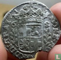 Utrecht 6 stuiver 1686 "Rijderschelling"