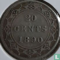 Newfoundland 20 cent 1890
