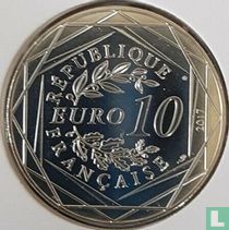 France 10 euro 2017 "France by Jean Paul Gaultier - Normandy"